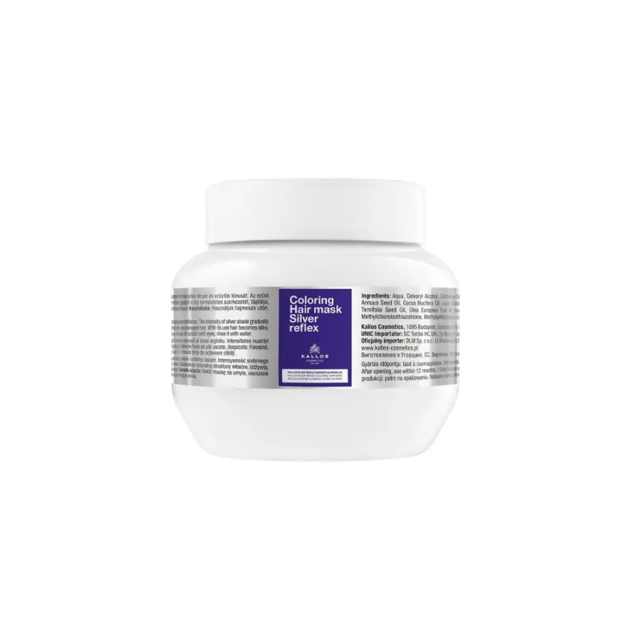 Kallos Coloring Hair Mask Silver Reflex 275 ml